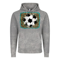 Cloud Rock glitter soccer leopard Vintage Hoodie - RanaPortraitStore