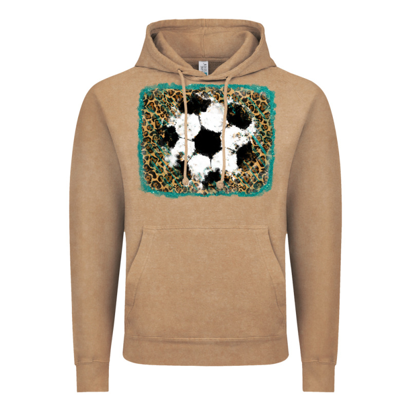 Glitter Soccer Leopard Vintage Hoodie by RanaPortraitStore | Teevron