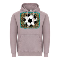 Vintage Zinc glitter soccer leopard Vintage Hoodie - RanaPortraitStore