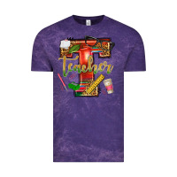 Cloud Purple western teacher Vintage Tee - texasbilliewilder