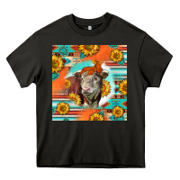 Asphalt Hereford Bull Heavy Core Tee - LillyAllenDesigns