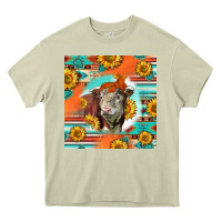Mossy Hereford Bull Heavy Core Tee - LillyAllenDesigns