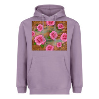 Lavender Western Pink Roses Heavyweight Hoodie - LillyAllenDesigns