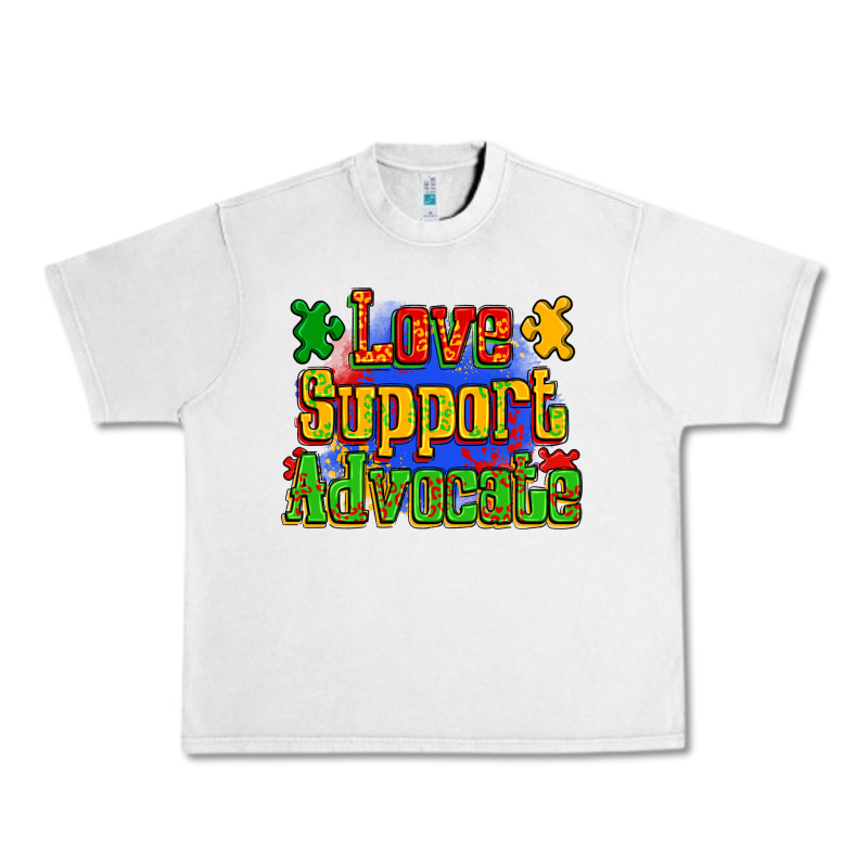 Love Support Advocate Urban Heavy Tee by Zillion Design Studio | Teevron