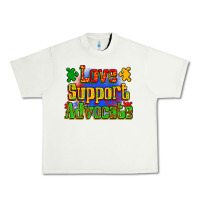 Pistachio love support advocate Urban Heavy Tee - Zillion Design Studio
