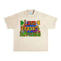 Sandshell love support advocate Urban Heavy Tee - Zillion Design Studio