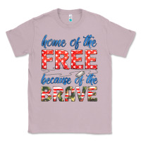Lilac home of the free because of the brave Classic Tee - HRA Design Shop