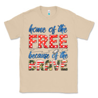 Mushroom home of the free because of the brave Classic Tee - HRA Design Shop