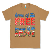 Toasted Coconut home of the free because of the brave Classic Tee - HRA Design Shop