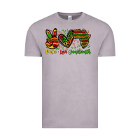 Vintage Zinc peace love juneteenth Vintage Tee - Zillion Design Studio
