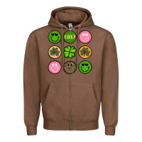 Chestnut st patrick s day Zipper Hoodie - Artiststas