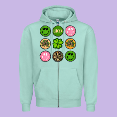 St Patrick S Day Zipper Hoodie Designed By Artiststas