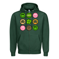 Sports Green st patrick s day Zipper Hoodie - Artiststas