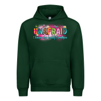 Forest Green unafraid i know who holds tomorrow Urban Hoodie - Artiststas