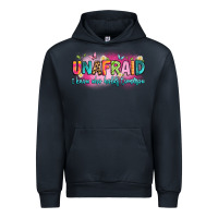 Navy unafraid i know who holds tomorrow Urban Hoodie - Artiststas