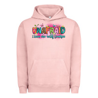 Pigment Salmon unafraid i know who holds tomorrow Urban Hoodie - Artiststas