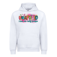 White unafraid i know who holds tomorrow Urban Hoodie - Artiststas