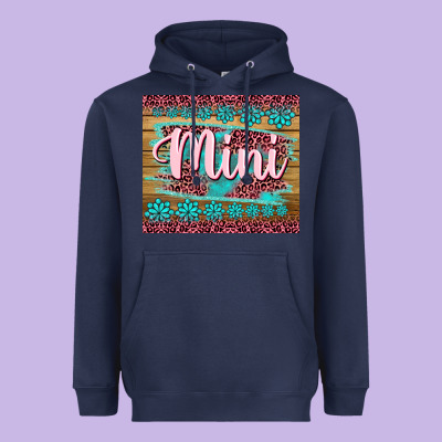 Western Mother's Day Mini Heavyweight Hoodie Designed By Barkaloodesign