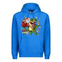 True Royal Christmas dinosaur Premium Hoodie - MaliasSmallBusiness