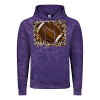 Cloud Purple leopard american football backround Vintage Hoodie - RanaPortraitStore
