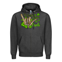 Charcoal Heather i don t give a luck Zipper Hoodie - Artiststas