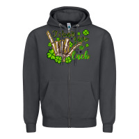 Smoke i don t give a luck Zipper Hoodie - Artiststas