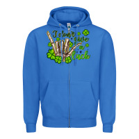True Royal i don t give a luck Zipper Hoodie - Artiststas