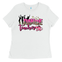 White dance teacher Ladies Tee - AdoDesignShop