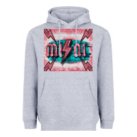 Heather Grey western mini pink glitter Heavyweight Hoodie - BarkalooDesign
