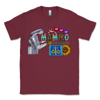 Burgundy mammo technologist Classic Tee - CowhideDigitalArt
