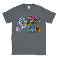 Charcoal Heather mammo technologist Classic Tee - CowhideDigitalArt