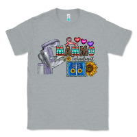 Heather Grey mammo technologist Classic Tee - CowhideDigitalArt
