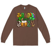 Chestnut Bad and boozy st. patricks day Long Sleeve Tee - Neo Western
