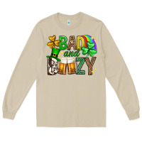 Mushroom Bad and boozy st. patricks day Long Sleeve Tee - Neo Western