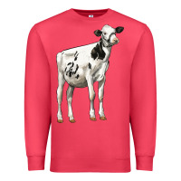 Cardinal Holstein Heifer Premium Sweatshirt - LillyAllenDesigns