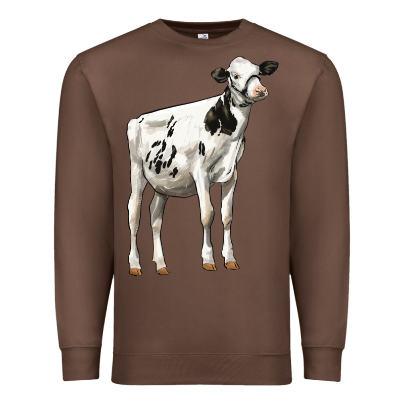Holstein Heifer Premium Sweatshirt by LillyAllenDesigns | Teevron