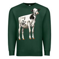 Sports Green Holstein Heifer Premium Sweatshirt - LillyAllenDesigns