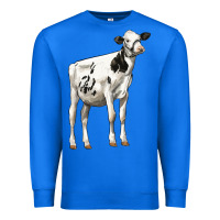 True Royal Holstein Heifer Premium Sweatshirt - LillyAllenDesigns