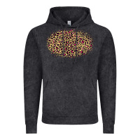 Vintage Black leopard pattern Vintage Hoodie - RanaPortraitStore