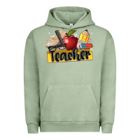 Pigment Oil Green teacher Urban Hoodie - Artiststas