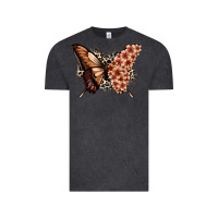Vintage Black melanin  butterfly Vintage Tee - Zillion Design Studio