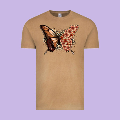 Melanin  Butterfly Vintage Tee Designed By Zillion Design Studio