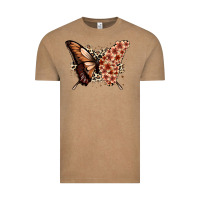 Vintage Coffee melanin  butterfly Vintage Tee - Zillion Design Studio