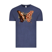 Vintage Denim melanin  butterfly Vintage Tee - Zillion Design Studio