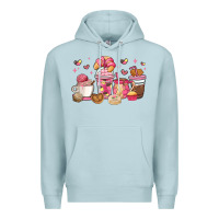 Blue Mist mexican pan dulce coffee cups Premium Hoodie - MaliasSmallBusiness