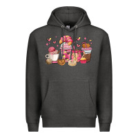 Charcoal Heather mexican pan dulce coffee cups Premium Hoodie - MaliasSmallBusiness