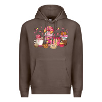 Coffee mexican pan dulce coffee cups Premium Hoodie - MaliasSmallBusiness
