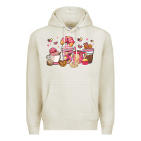 Oatmeal Heather mexican pan dulce coffee cups Premium Hoodie - MaliasSmallBusiness