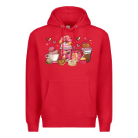 Red mexican pan dulce coffee cups Premium Hoodie - MaliasSmallBusiness