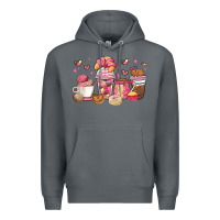 Rock mexican pan dulce coffee cups Premium Hoodie - MaliasSmallBusiness